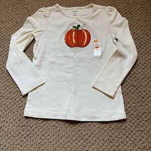 Gymboree brand new, never been won pumpkin long sleeve!